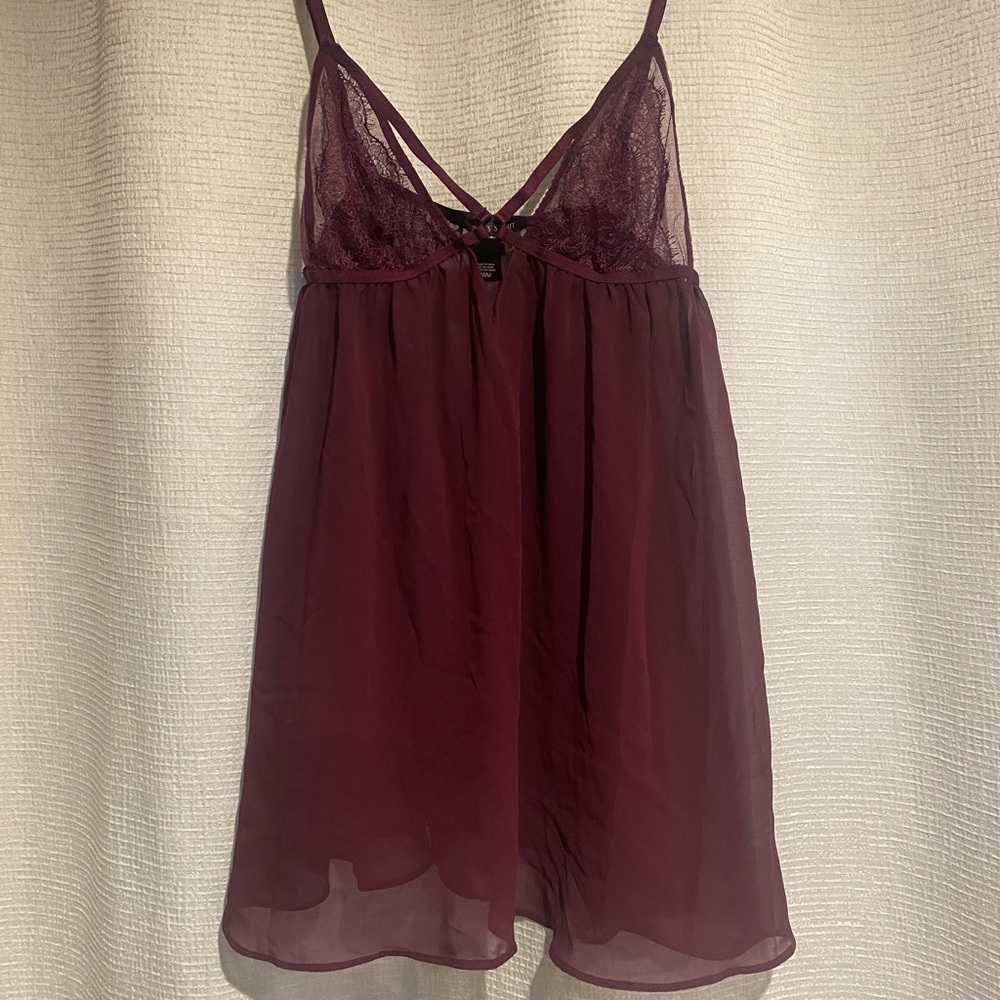 Beautiful maroon teddy